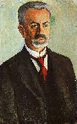August Macke Bildnis Bernhard Koehler oil painting on canvas